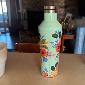 Rifle Paper Co. x Corkcicle Mint Green Floral Bottle